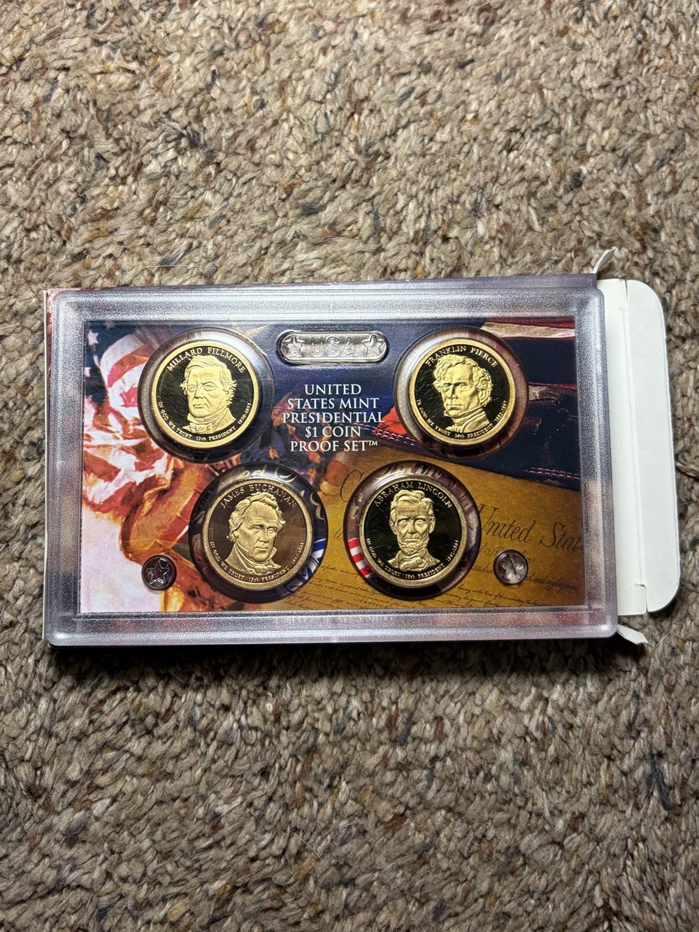 2010 S United States Mint Presidential $1 Coin Proof Set OGP COA